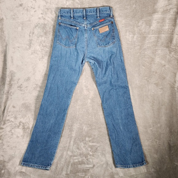 Wrangler Jeans Men's Blue 28X32 Cowboy Cut Regular Fit Classic Style - Picture 8 of 12